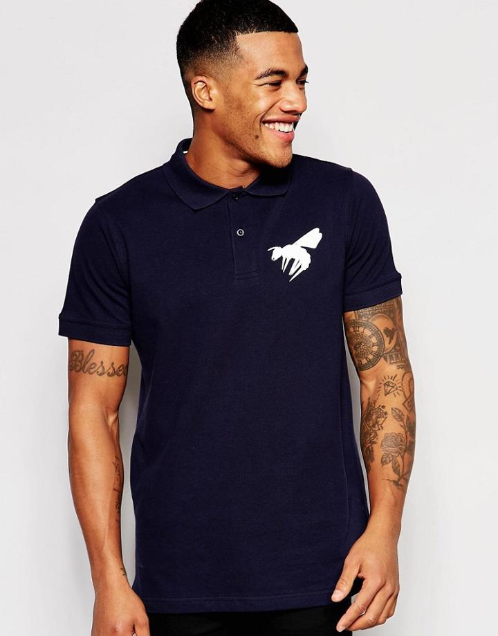 Abuze London Polo Wasp - Navy