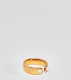 Galleria Armadoro Gold Plated Open Opal Ring - Gold