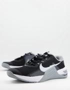 Nike Training Metcon 7 Sneakers In Triple Black