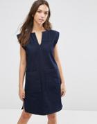 Waven Izabel Denim Dress - Japanese Blue