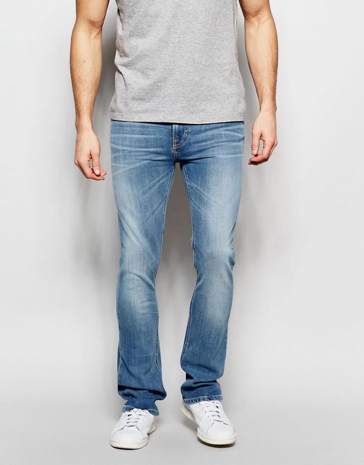 Nudie Jeans Boot Ben Skinny Bootcut Fade Away Light Wash - Fade Away