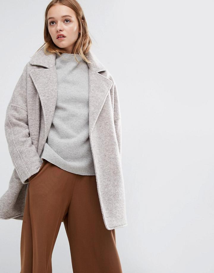 Native Youth Smart Overcoat - Beige