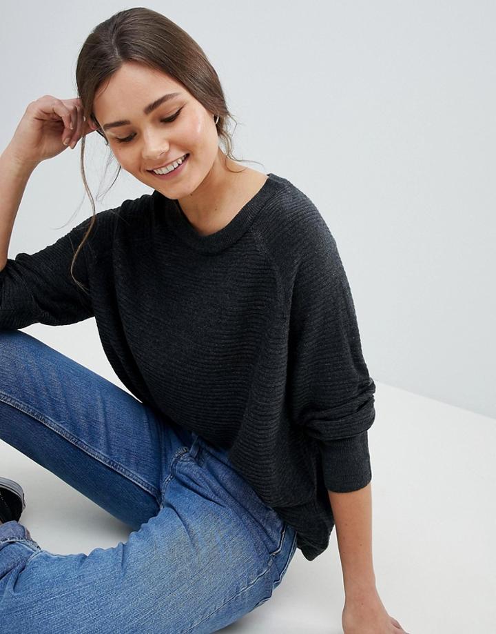 Jdy Mathison Long Sweater - Gray