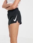 Nike Running Swoosh Shorts In Black