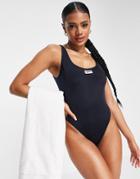 Tommy Hilfiger Jeans Swimsuit In Black-navy