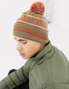 Marmot Retro Pom Beanie Hat In Red - Red