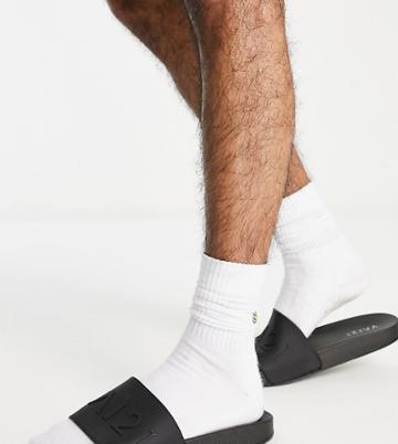 Vai21 Embossed Slides In Black
