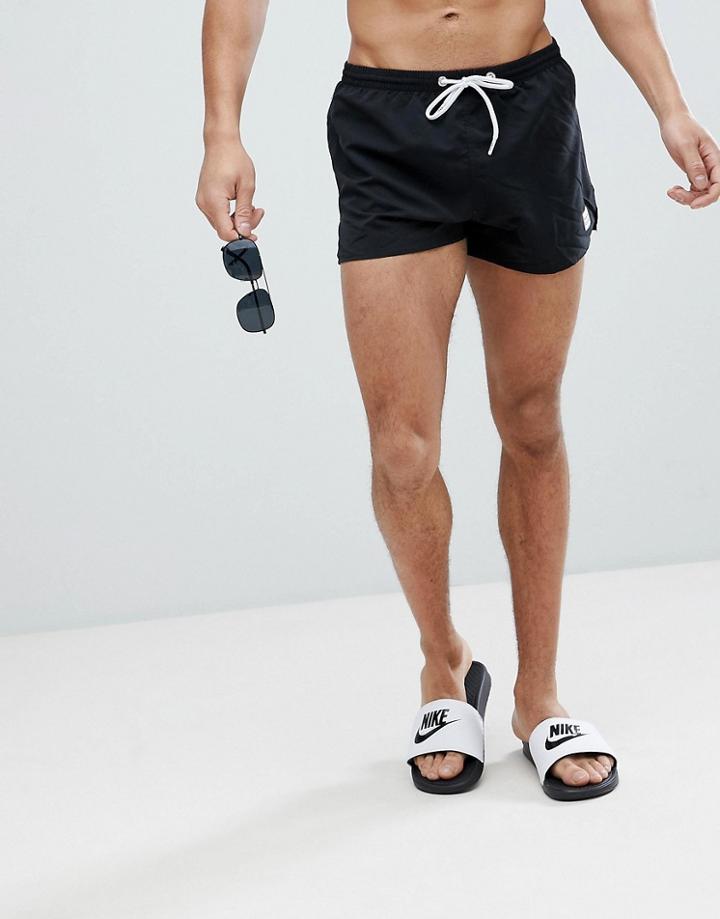 Frank Dandy Swim Shorts In Black - Black