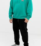 Collusion Plus Skater Black Jeans With Contrast Stitch - Black