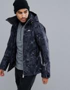 J.lindeberg Ski Truuli Hooded Ski Jacket In Black Camo - Black