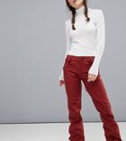 Volcom Species Stretch Pants In Red - Red