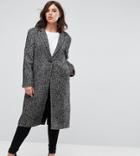 Elvi Tweed Overcoat - Gray