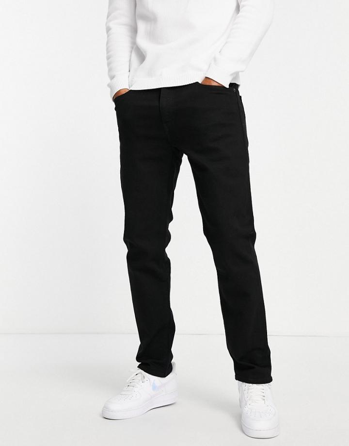 Levi's 502 Tapered Fit Jeans In Black