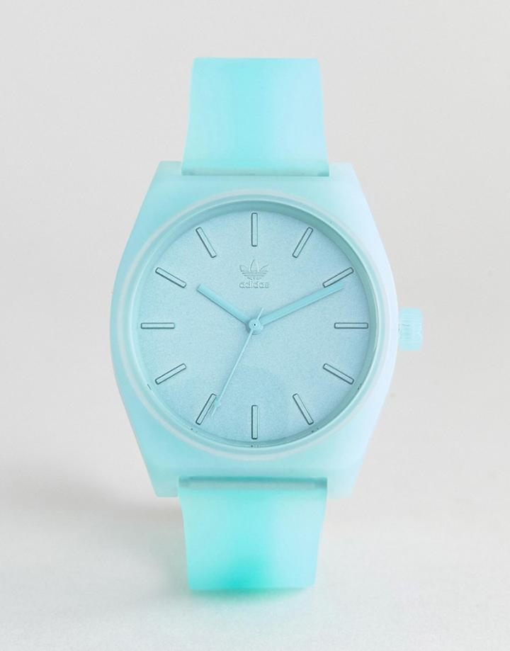 Adidas Z10 Skyline Silicone Watch In Green - Green