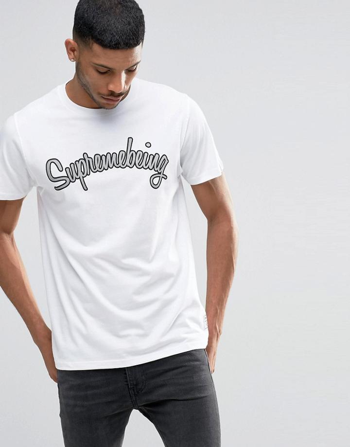 Supreme Being Scripted T-shirt - White