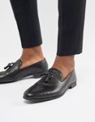 Next Snake Print Loafer In Black - Black