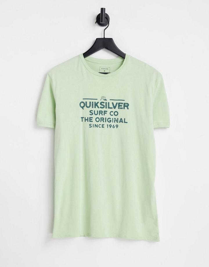 Quiksilver Feeding Line T-shirt In Green