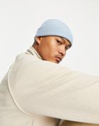 Weekday Stan Beanie In Blue-blues