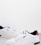 Puma Ca Pro Jewel Sneakers In White And Red Exclusive To Asos