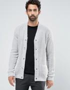 New Look Cardigan With Pockets In Gray - Gray
