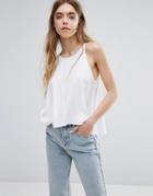 Native Youth 90's Tencel Swing Top - White