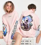 Collusion Unisex Character Hoodie In Pink