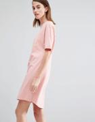 Selected My Perfect Tee Dress - Rose Tan