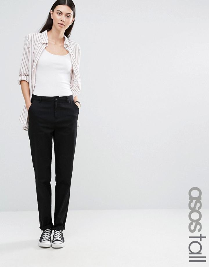 Asos Tall Chino Pants - Black