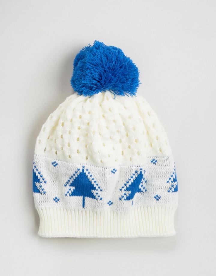 7x Holidays Holidays Tree Beanie - White
