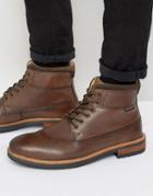 Ben Sherman Jack Lace Up Boots - Brown