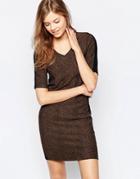 B.young 3/4 Sleeve T-shirt Dress - Hazel