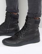 Diesel Boulevard Lace Up Boots - Black