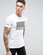 Jack & Jones T-shirt With Chest Placement - White
