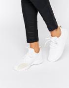 Adidas Originals Off White Zx Flux Verve Mesh Trainers - White
