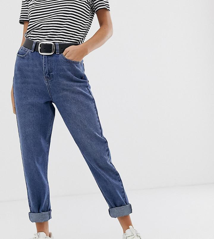Urban Bliss Mom Jeans-blue