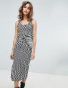 Allsaints Stripe Jersey Dress - Multi