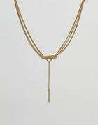 Made Gold Multi Row Necklace - Gold