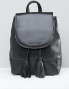 Ruby Rocks Leather Backpack - Black