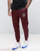 Siksilk Skinny Tricot Joggers - Red