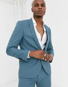 Twisted Tailor Super Skinny Suit Jacket In Blue
