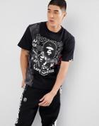 Aape By A Bathing Ape T-shirt With Universe Panel Print - Black