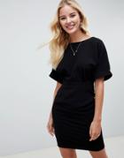 Asos Design Wiggle Mini Dress - Black