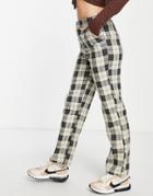 Urban Revivo Pants In Gray Check