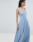 New Look Strappy Back Maxi Dress - Blue