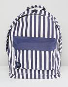 Mi-pac Seaside Stripe Blue Backpack - Blue