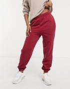 Asos 4505 Icon Oversized Ultimate Sweatpants-red