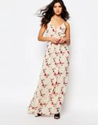 Y.a.s Flawless Maxi Dress In Floral Print - Multi