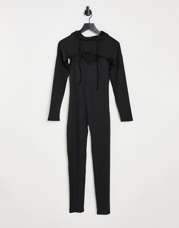 Love & Other Things Strug Jumpsuit In Black