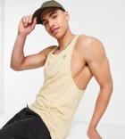 Le Breve Tall Racer Tank Top In Stone-neutral