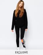 Ellesse Leggings With Side Logo - Black